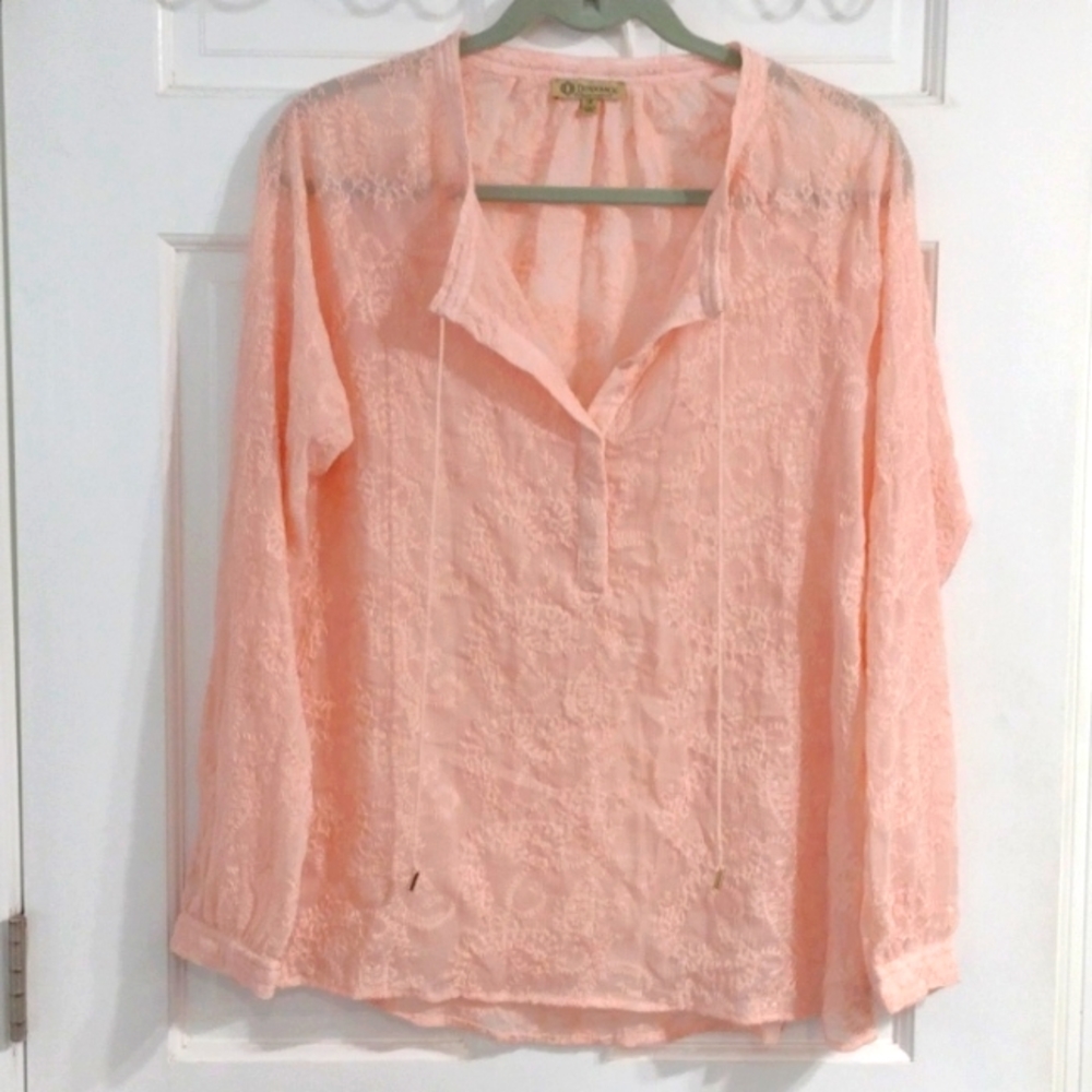 Democracy  embroidered top